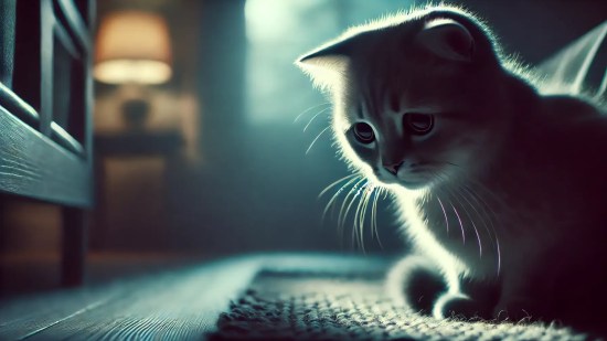 La depresión en gatos puede deberse a diversos factores y se manifiesta de formas distintas. Foto: DALL-E/Daniel Gómez.