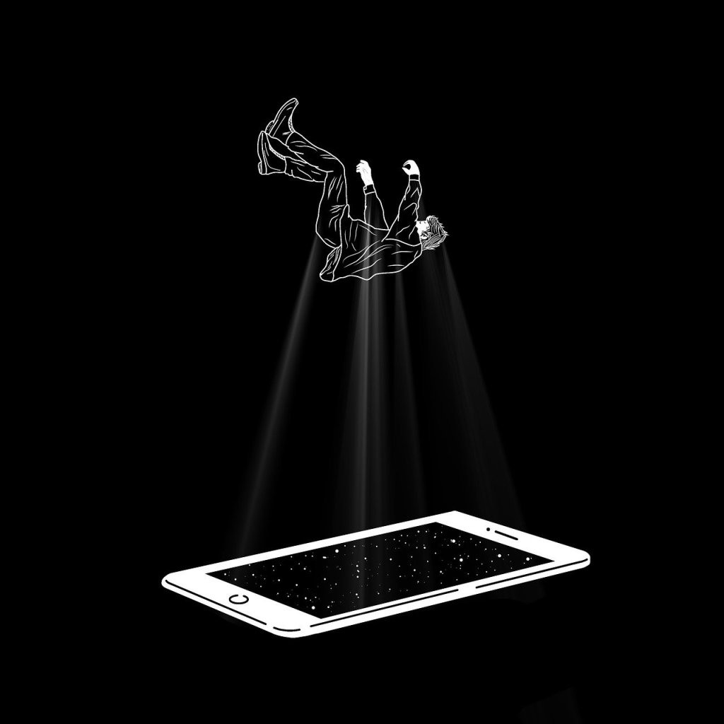 Dispositivos modo oscuro. Imagen de Pheladi Shai en Pixabay.