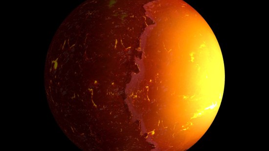 El planeta de la oscuridad eterna