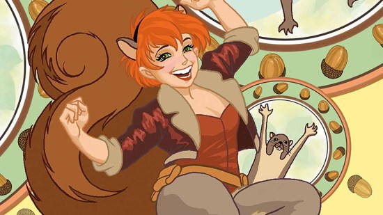 chica ardilla comic