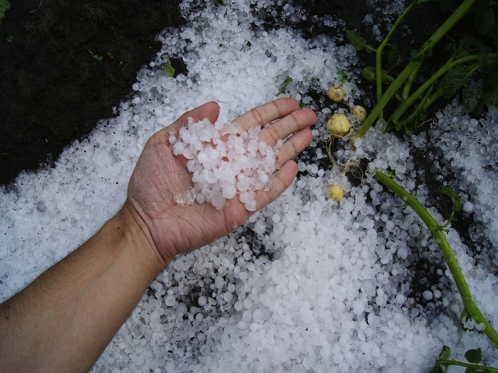 ¿Por qué casi nunca graniza de noche?