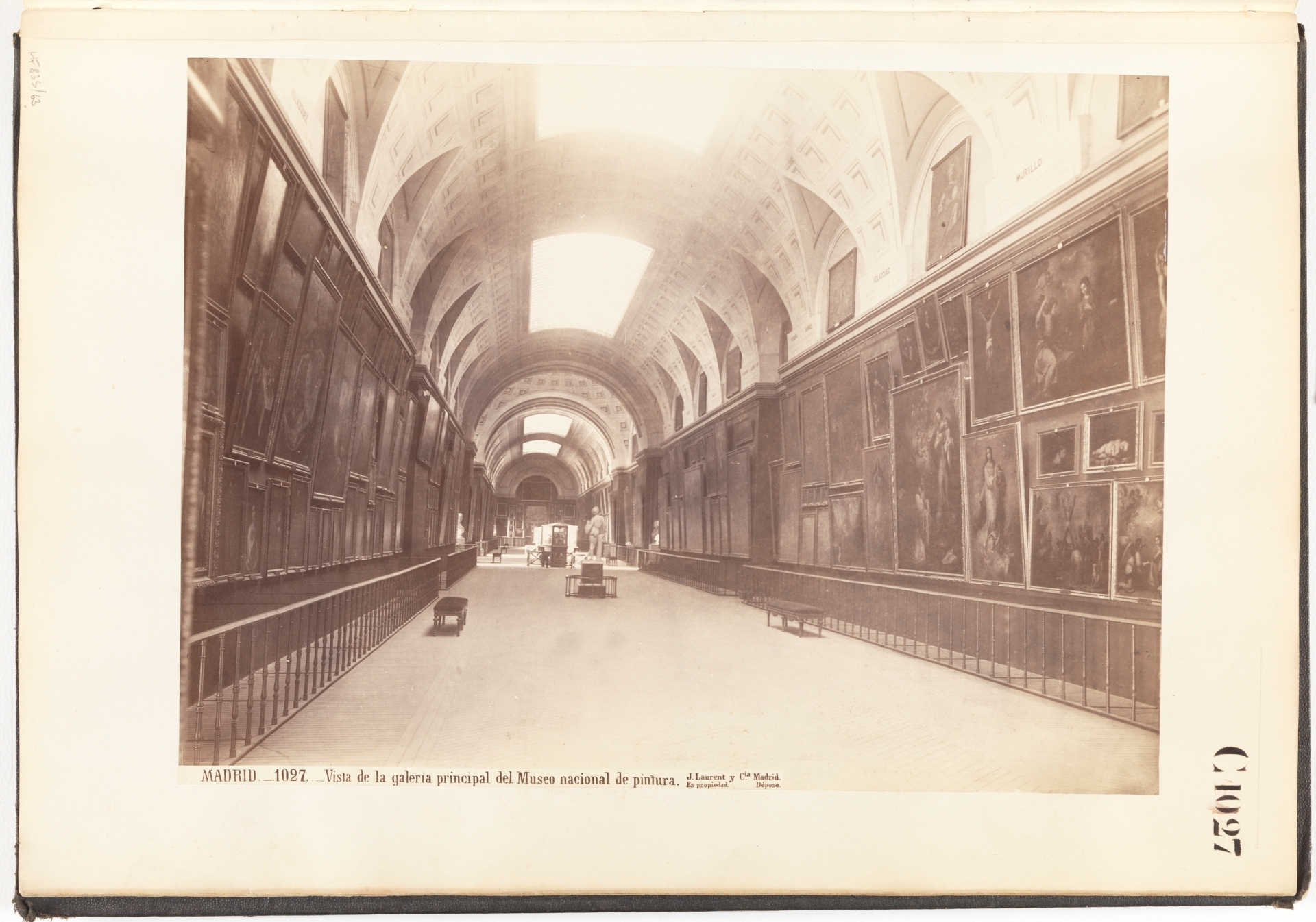 Museo del Prado, vista de la galería principal