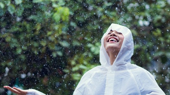 Correr bajo la lluvia