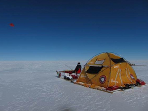 Transporte ecológico para investigar en la Antártida