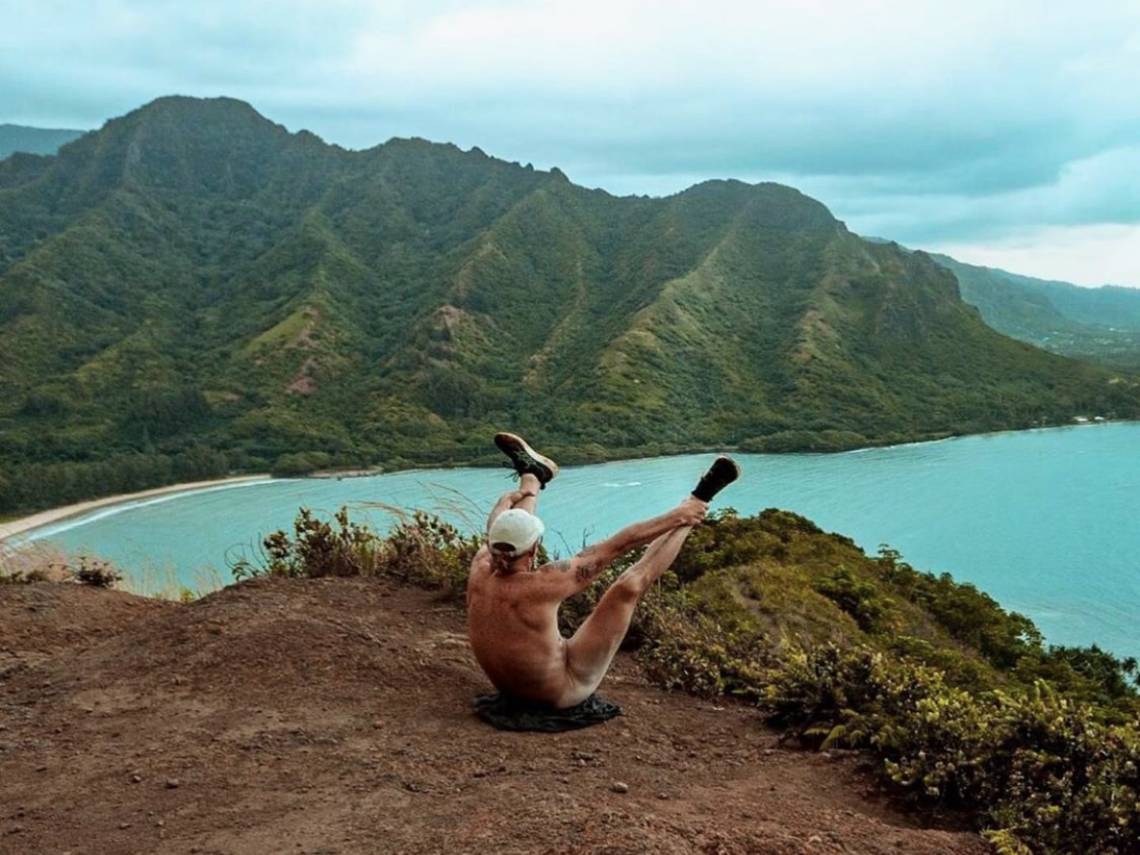 Tomando el sol en el ano