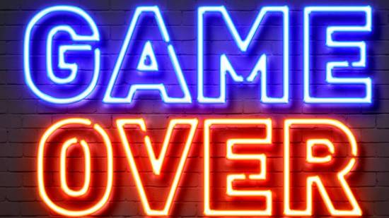 Cartel  luminoso : Game Over