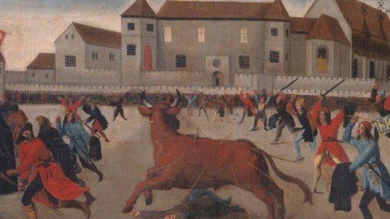 Encierro celebrado en Benavente, en 1506.