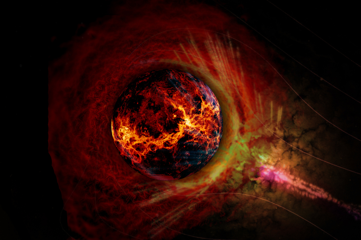 estrella brillante roja