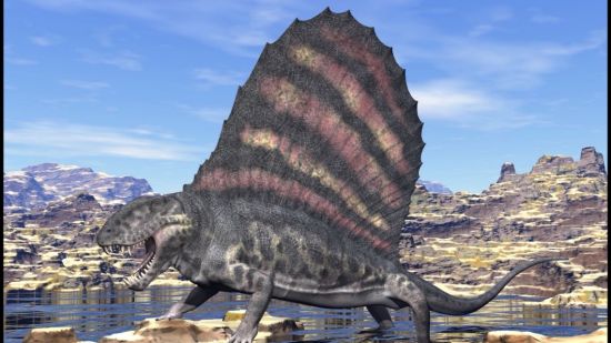 Dimetrodon, el 'reptil mamiferoide' de Jurassic World Dominion. Ilustración