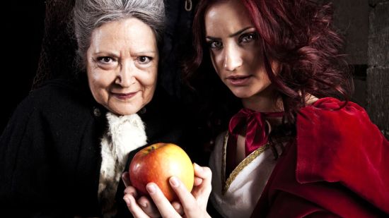 Recreación de Blancanieves y la Bruja