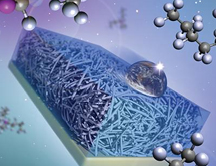 Un nuevo material que no se puede mojar