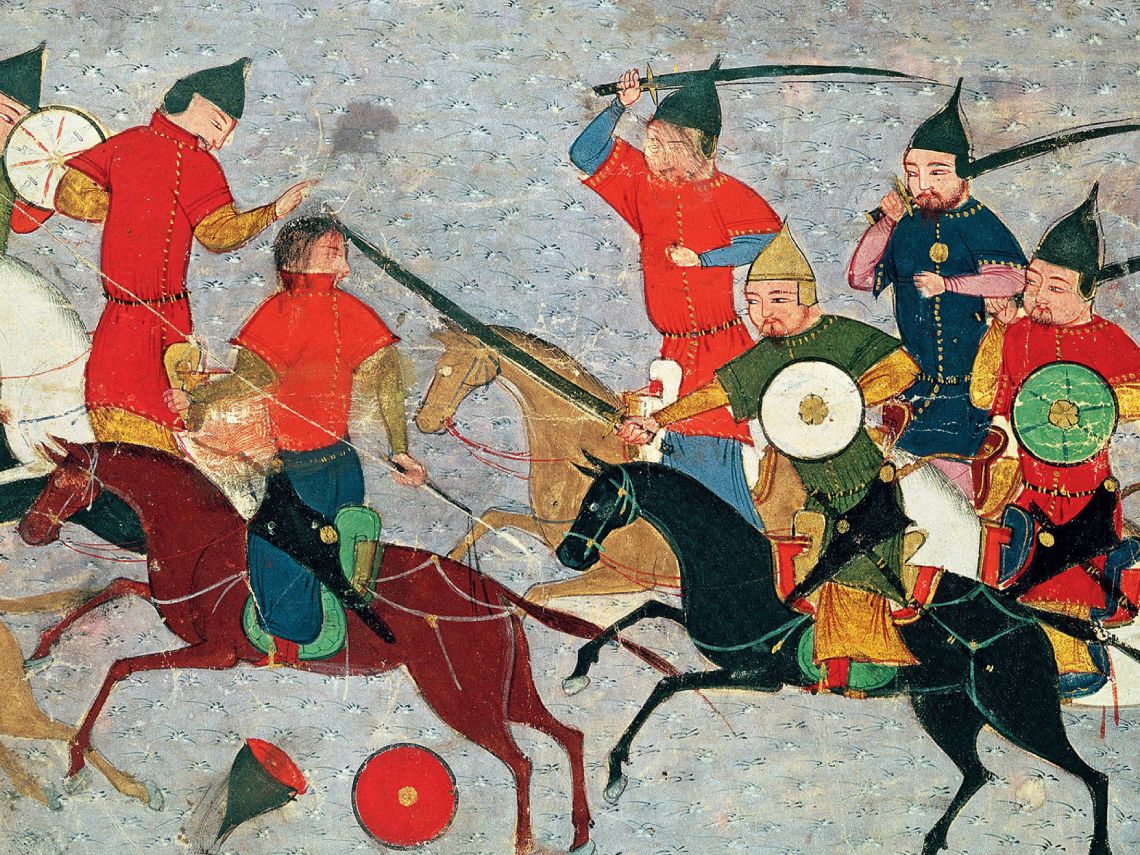 Dibujo japonés. Gengis Khan