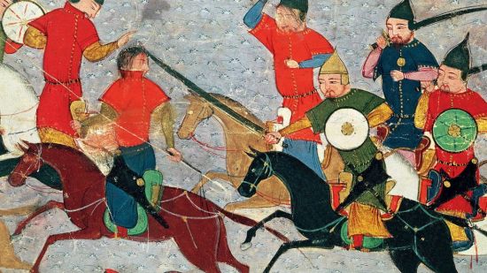 Dibujo japonés. Gengis Khan