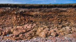 Horizontes del suelo expuestos