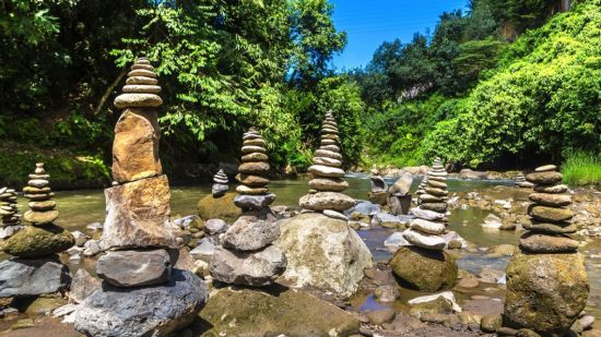 Montoncitos de piedras