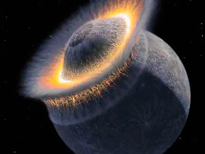 La Luna es un trozo de Tierra