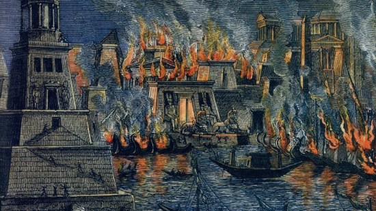 Incendio de la Biblioteca de Alejandría