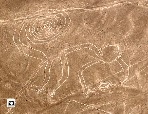 Las líneas de Nazca vistas desde el cielo