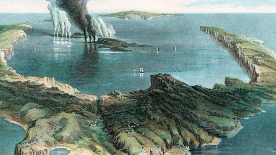 La isla griega de Santorini