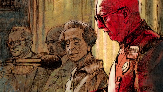 El último discurso de Franco fue pronunciado desde el balcón principal del Palacio de Oriente de Madrid.