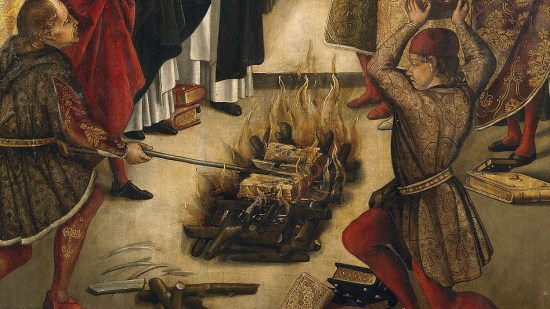 Los cátaros en la hoguera