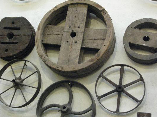 Ruedas del Museo Rocsen, en Argentina