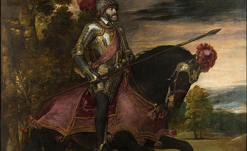 Carlos V en la Batalla de Mühlberg