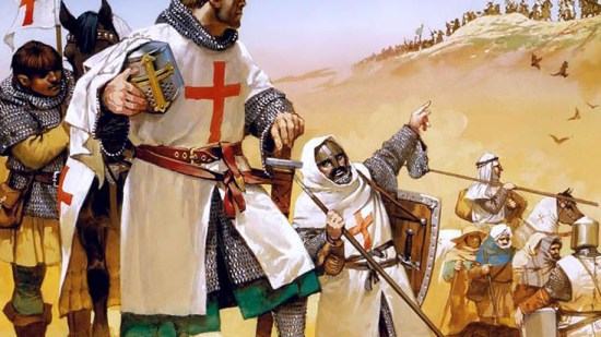 Peregrinos escoltados