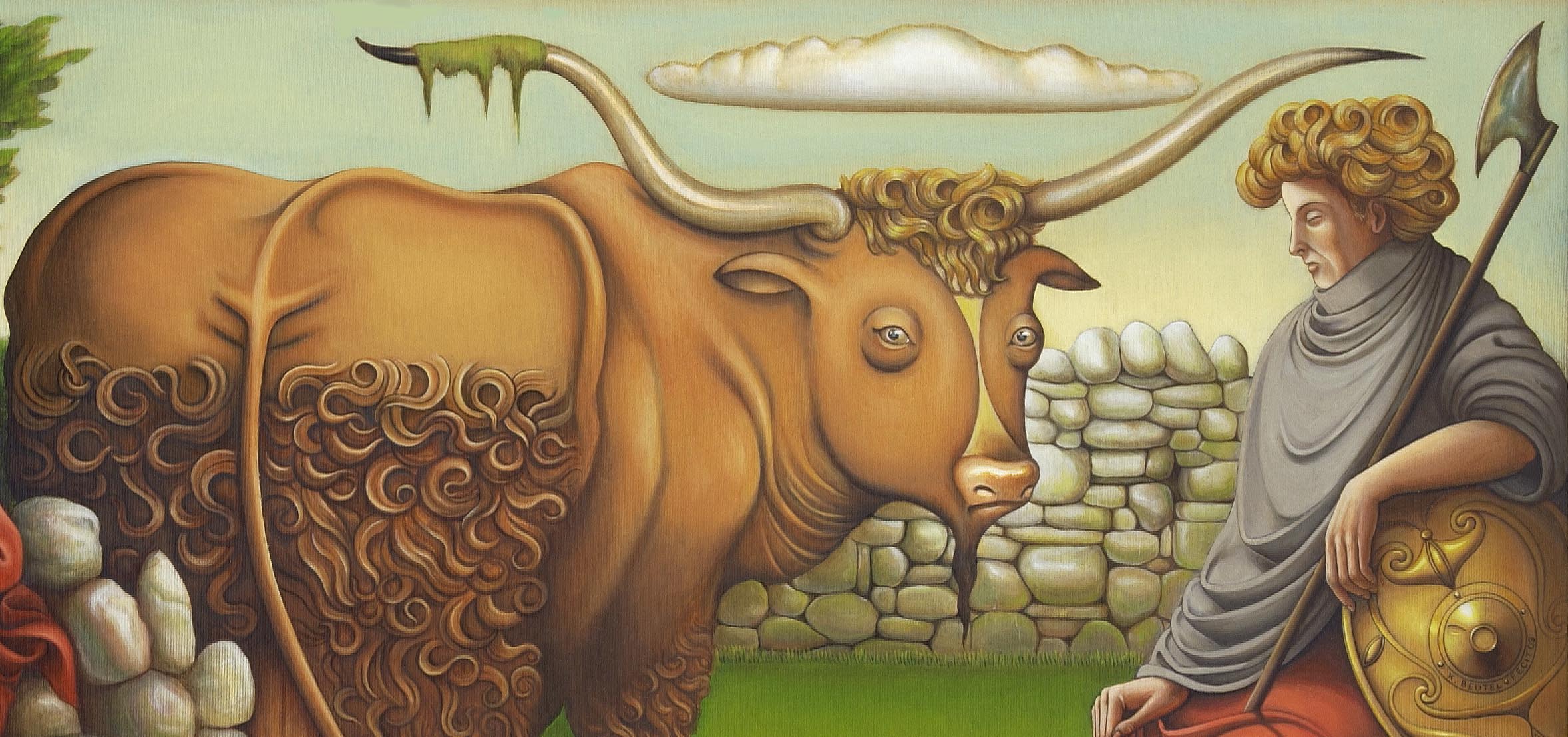 Cú Chulainn y el buey de Cúailnge