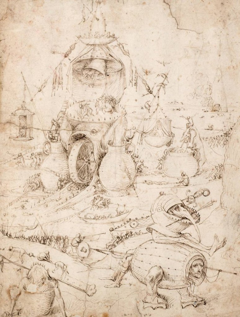 Trazos inéditos de El Bosco aterrizan en Madrid