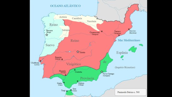 Mapa de Hispania