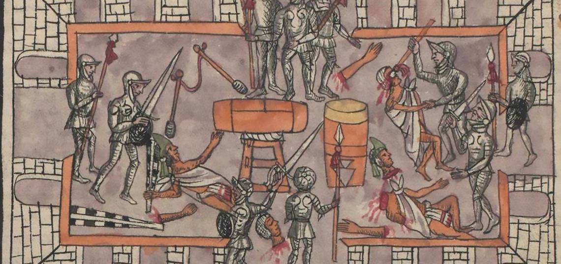 Matanza del Templo Mayor del Códice Durán