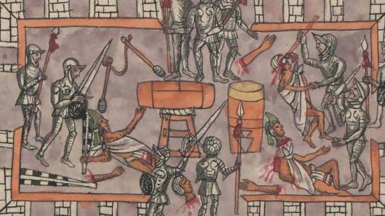 Matanza del Templo Mayor del Códice Durán