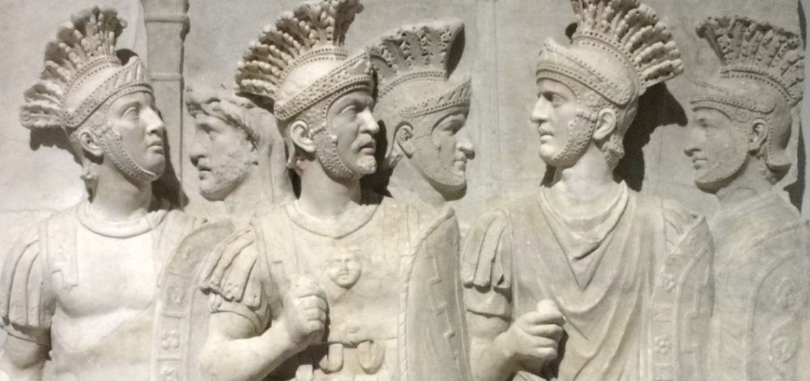 Escultura de pretorianos