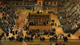 Auto de Fe en la Plaza Mayor de Madrid, Francisco Rizi, 1683, óleo sobre lienzo