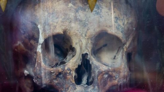 Dibujo de una calavera