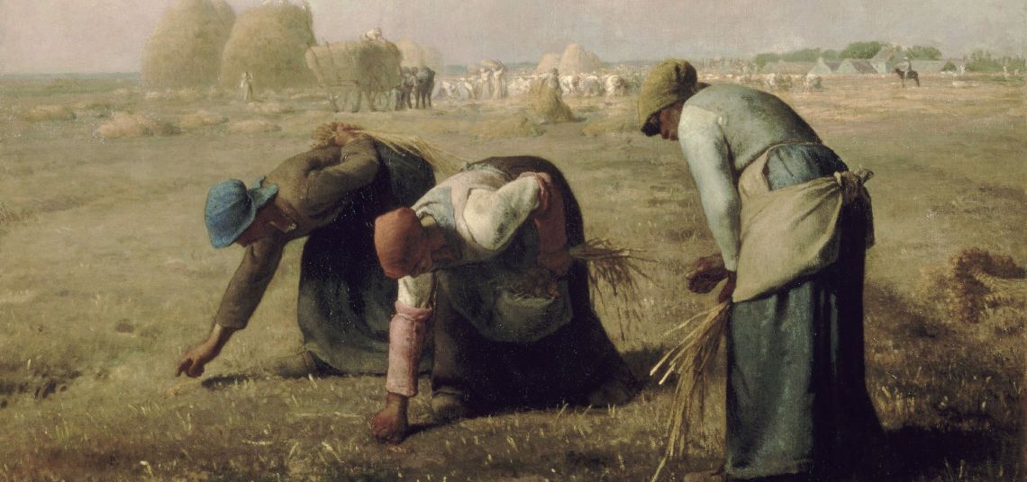 Cuadro. Las espigadoras de Jean-François Millet