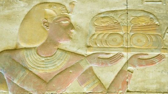 Escultura comida en el antiguo Egipto