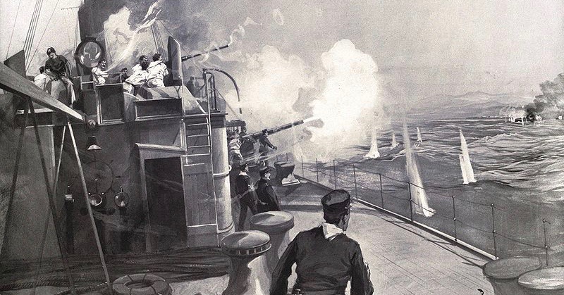 Comienza el bloqueo en la bahía de Cuba, primer acto de guerra de Estados Unidos contra España