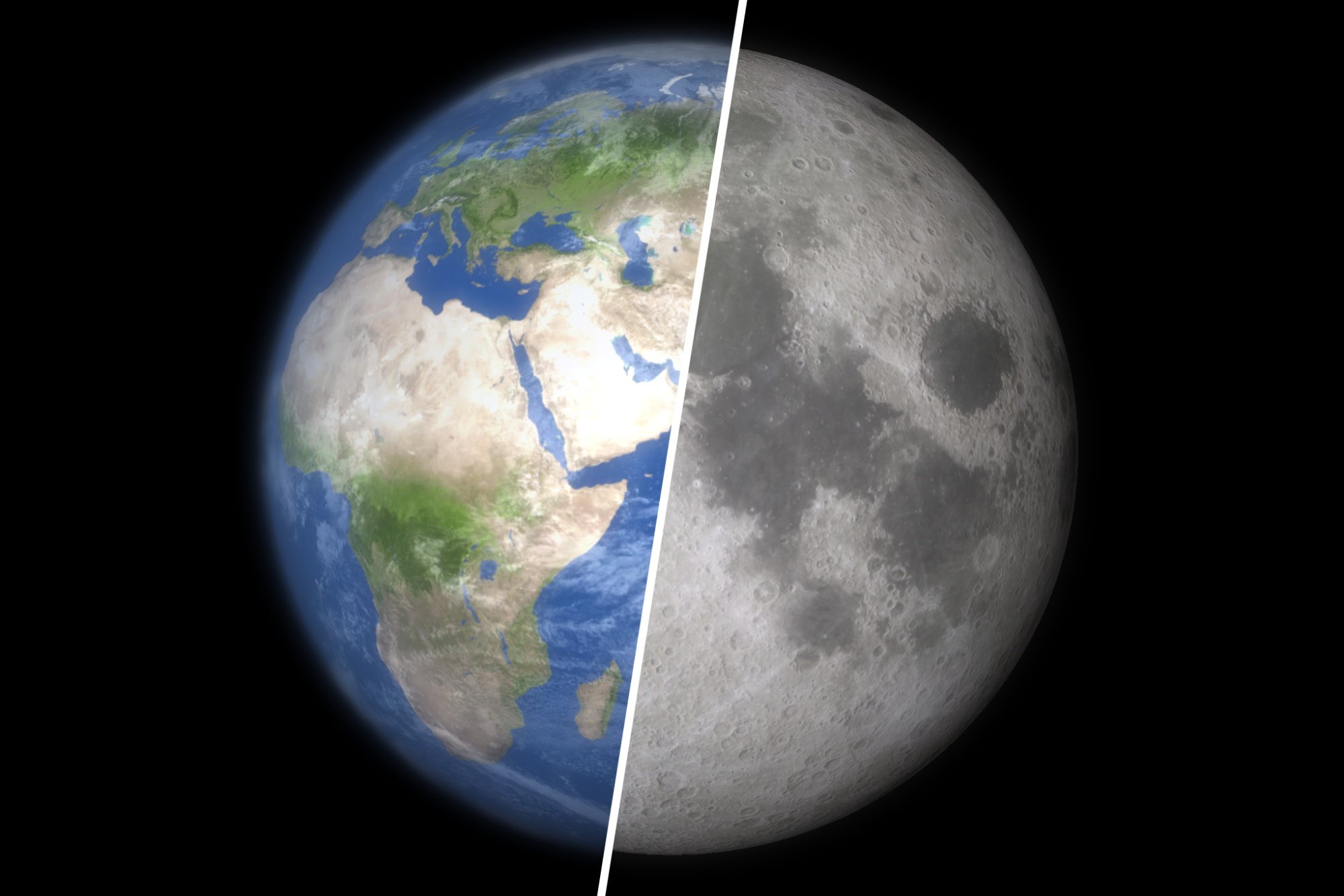 Por qué la Luna tiene muchos más cráteres que la Tierra
