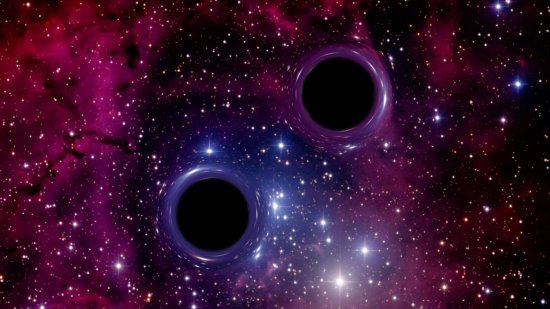 Un agujero negro capturó a otro y ahora han chocado