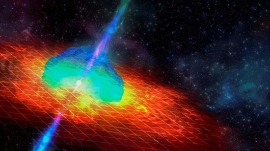 Una explosión de rayos gamma revela una fusión de estrellas de neutrones