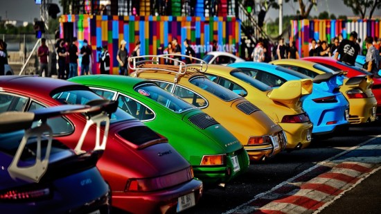 Paleta de colores en un año muy especial para Porsche