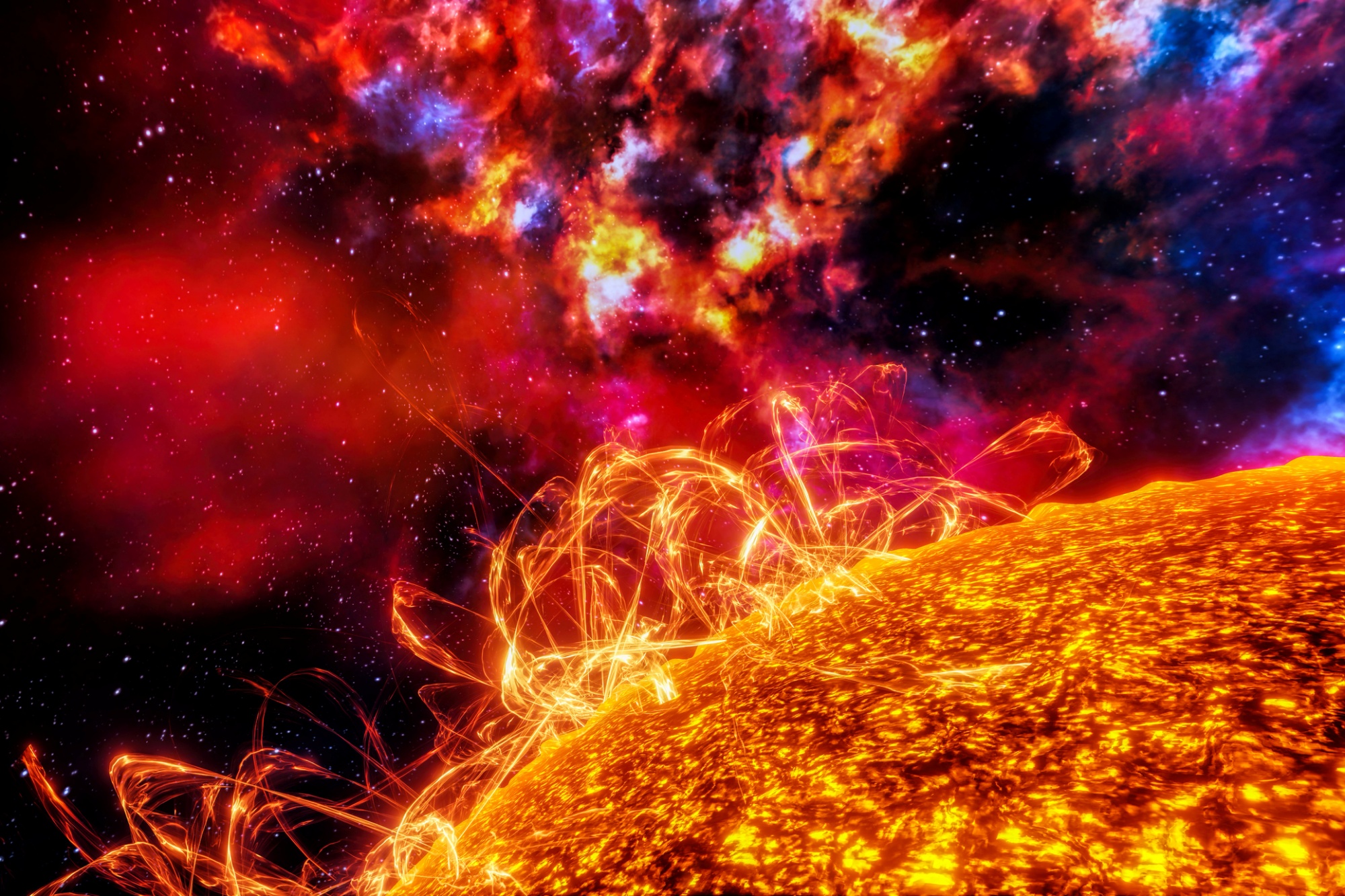 Descubierto el mecanismo que calienta la corona solar a millones de grados