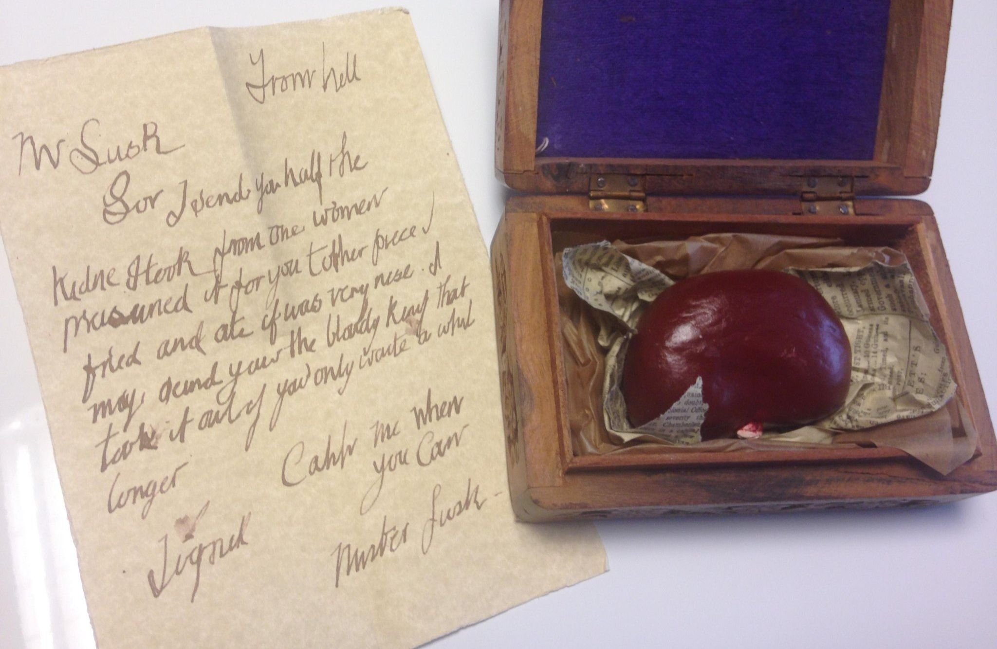 Jack el Destripador: cartas 'desde el infierno' enviadas a la policía