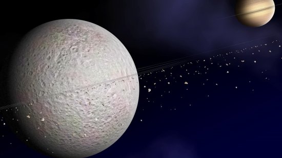 Varias lunas de Saturno podrían haber tenido sus propios anillos