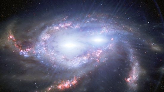 La colisión triple de cuásares que dio origen al objeto más masivo del universo