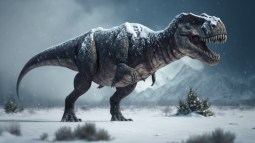 Invierno nuclear con Tyrannosaurus rex