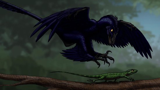 Este dinosaurio podía cazar al vuelo como los halcones modernos