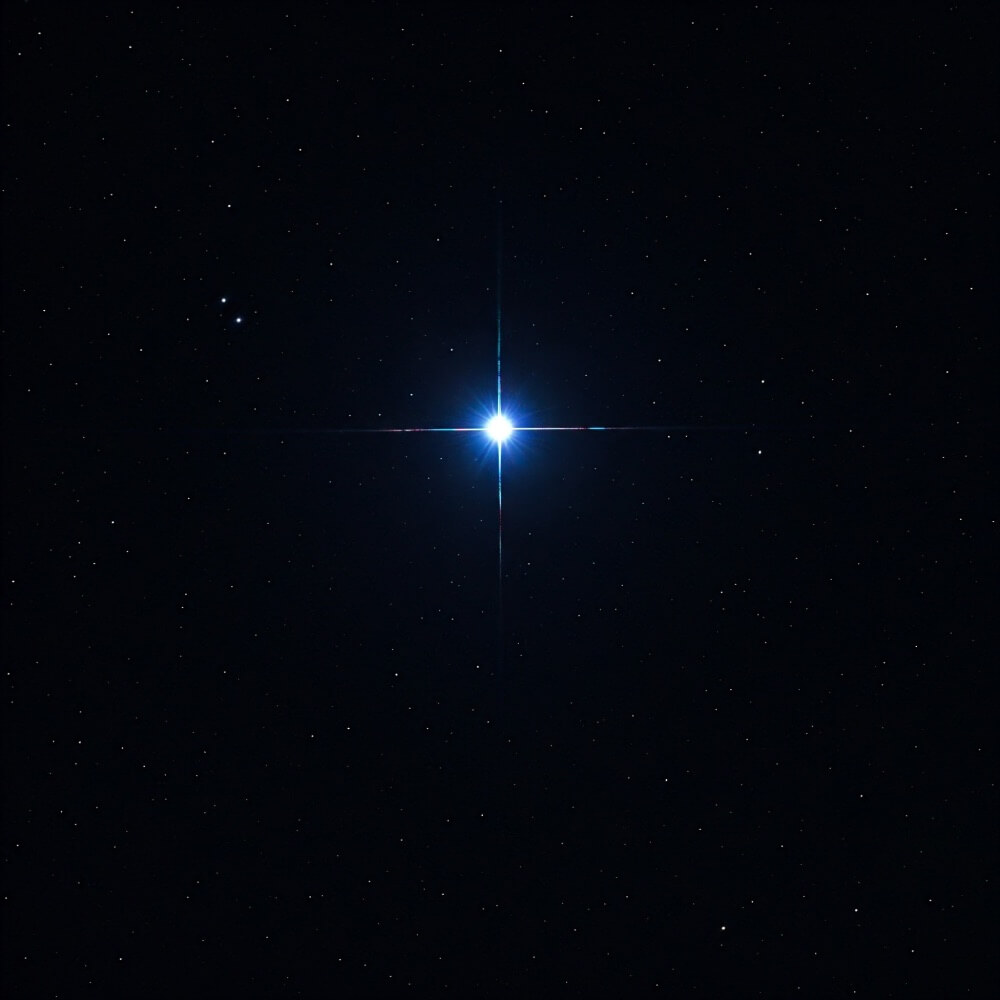 Estrella Polar. Polaris. Imagen: gemini